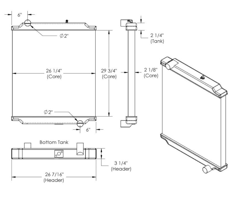 Custom Radiator Tanks by Pacific Radiator Products