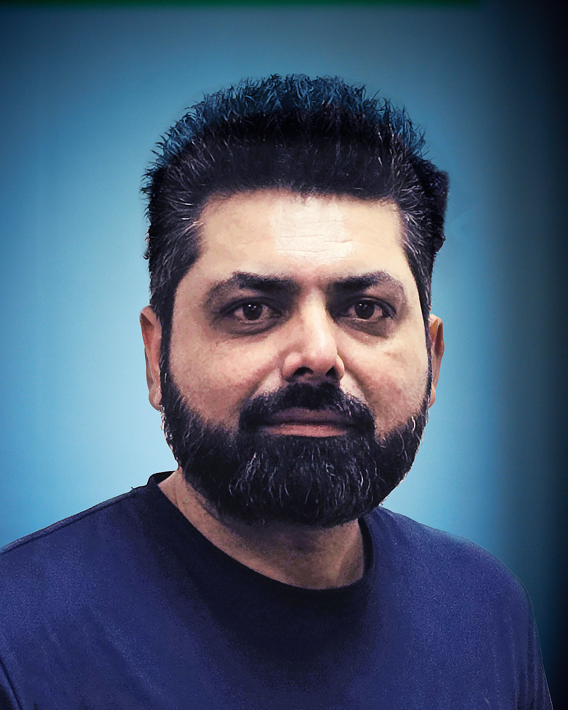 Portrait of a man with a beard and mustache.