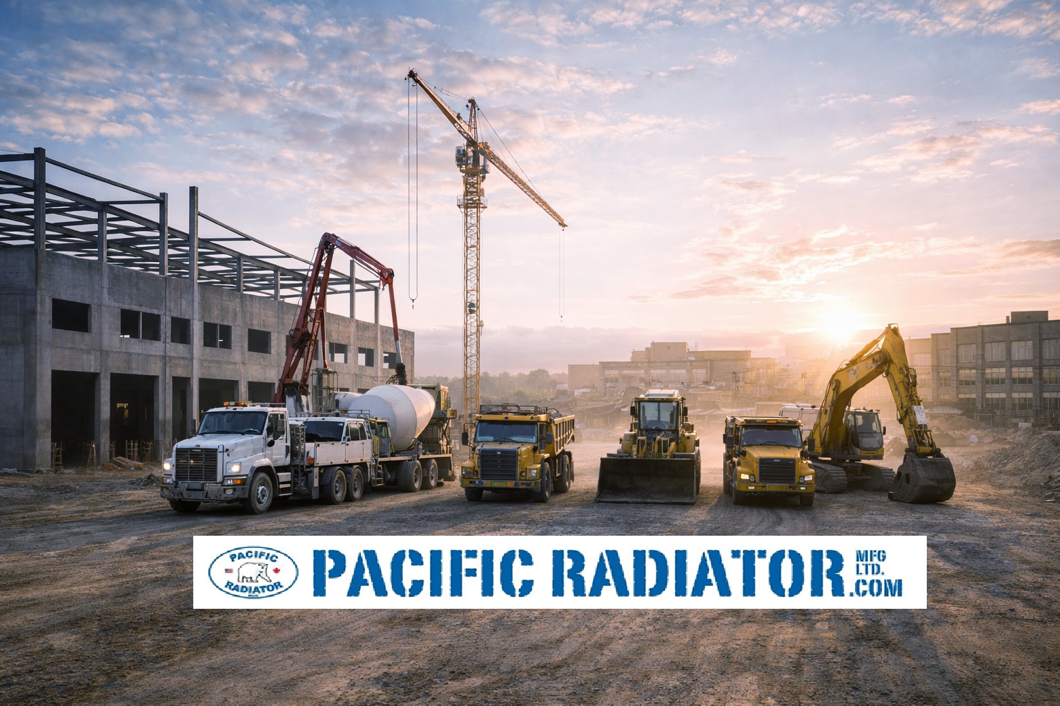 Big Rig Radiator Logos HEAVY DUTY CONSTRUCTION RADIATOR Services & Manufacturing