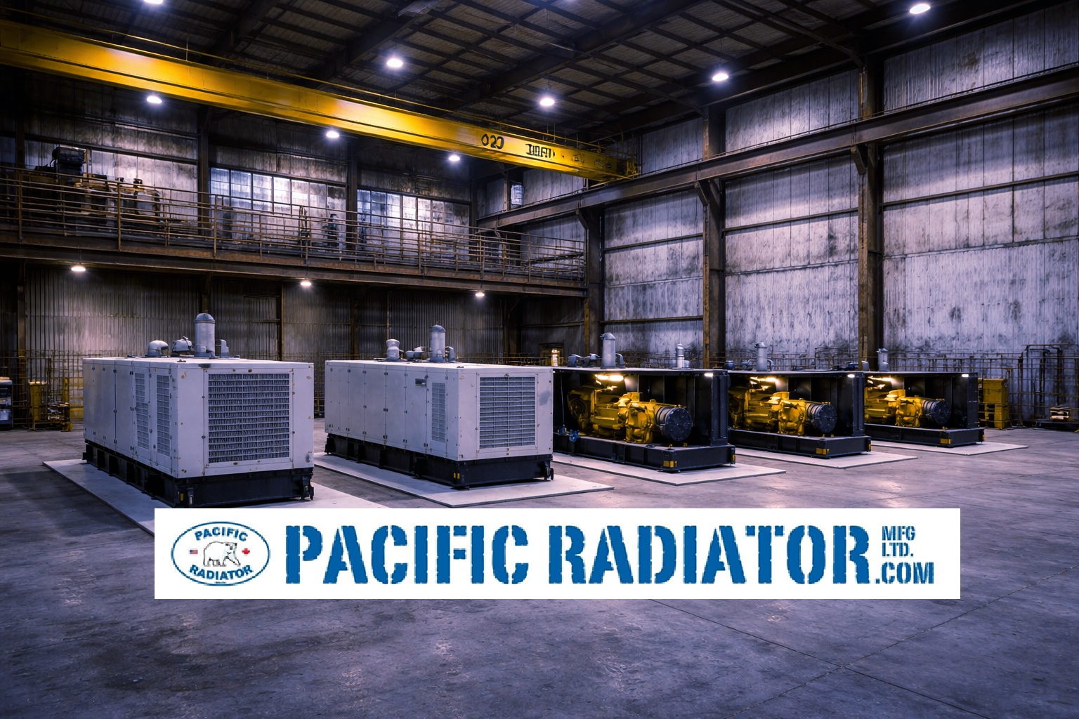 Mfactory Radiator Logo POWER GENERATOR RADIATOR Heat Exchanger Manufacture