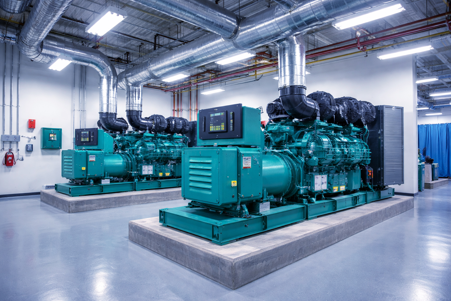 Industrial & Institutional radiators for hospitals, Condos, Schools, Universities, Gov't, Data Centre, Financial Center manufacturing Pacific Radiator Mfg Ltd Emergency Power solutions generation Genset